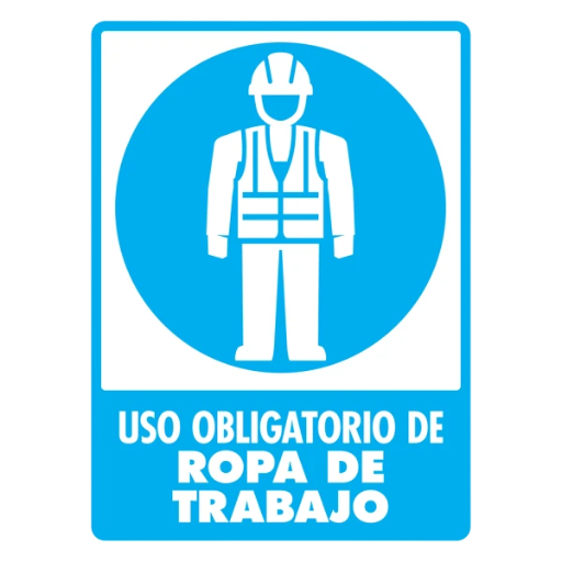 SEÑAL MODELO 113 USO DE ROPA DE TRABAJO
