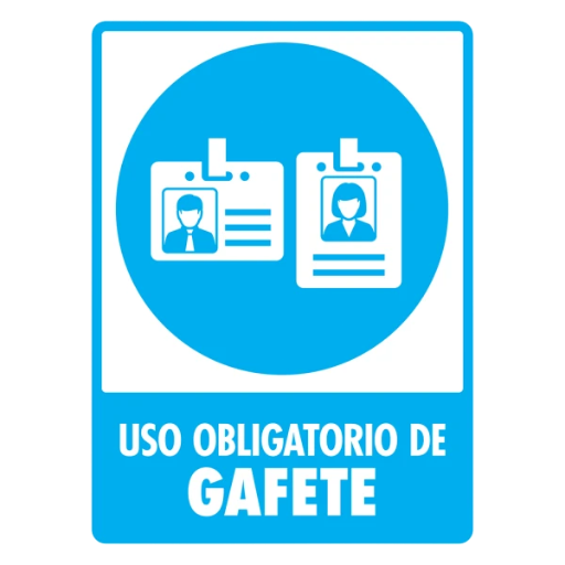 SEÑAL MODELO 116 USO DE GAFETE