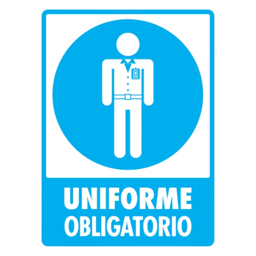 SEÑAL MODELO 121 USO DE UNIFORME