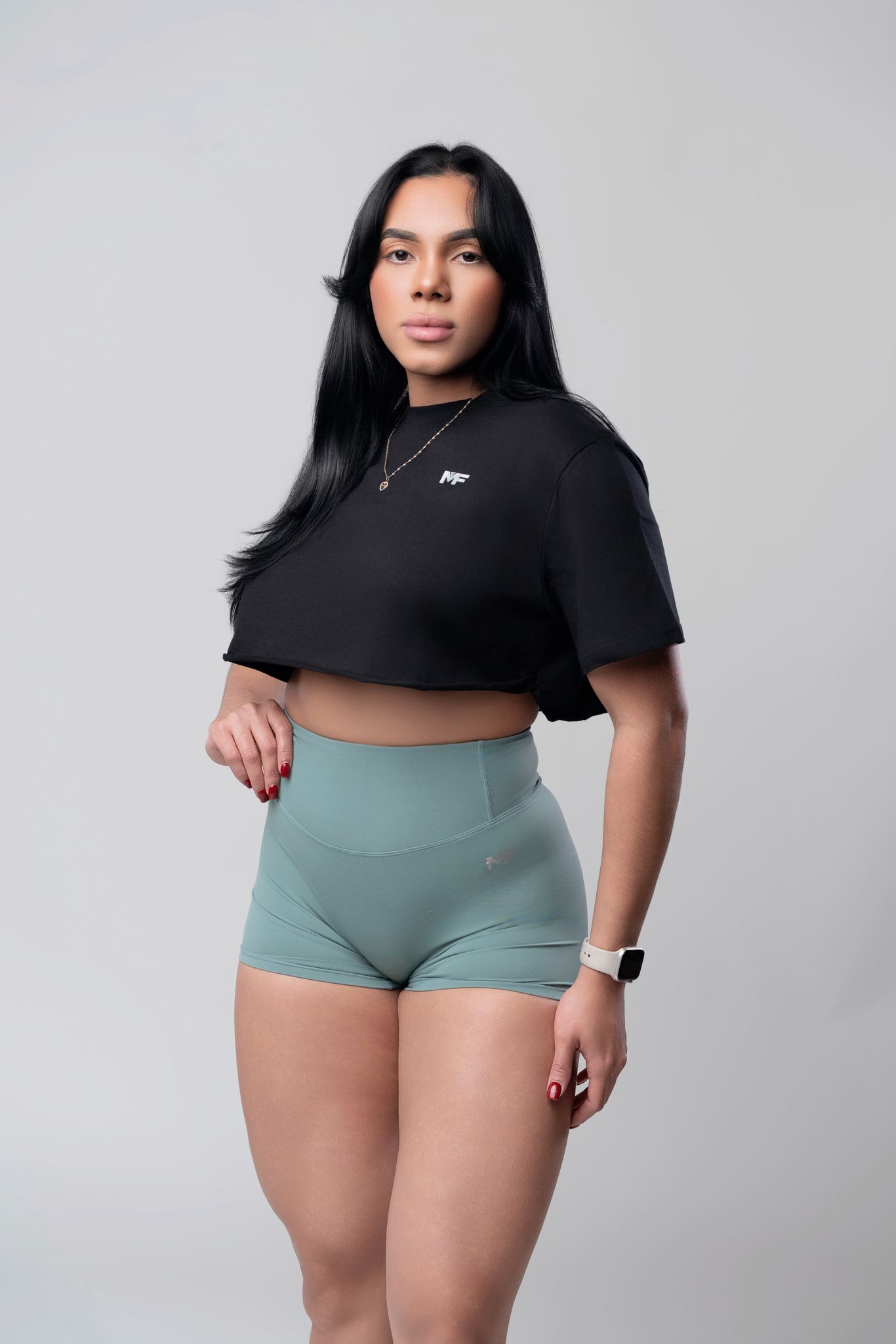 High-Waisted Athletic Shorts