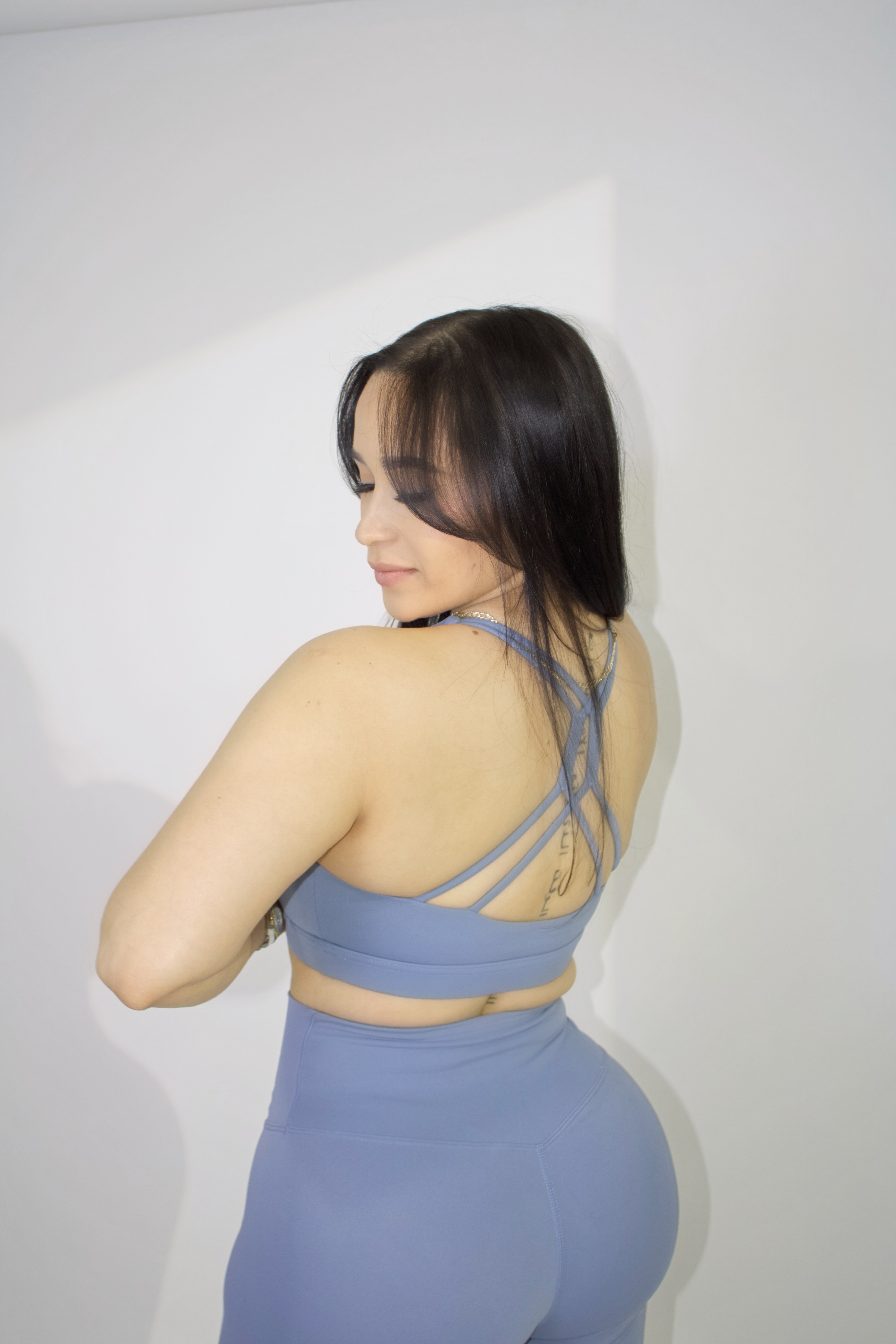 Seamless Workout blue Set