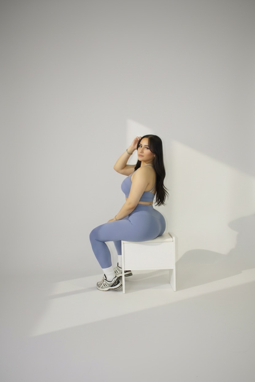 Seamless Workout blue Set