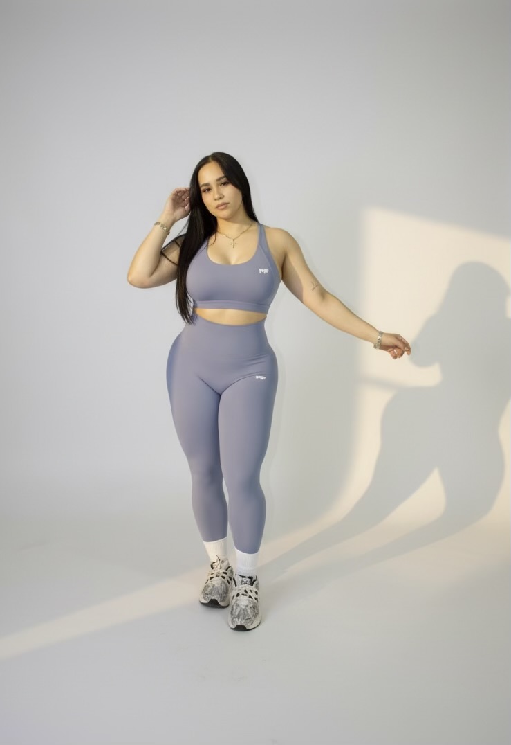 Seamless Workout blue Set