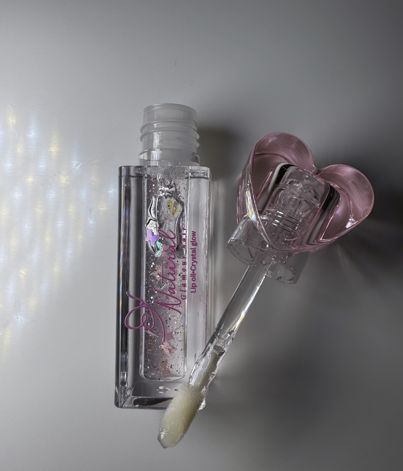 Crystal Glow Lip Oil - Edición Mariposas