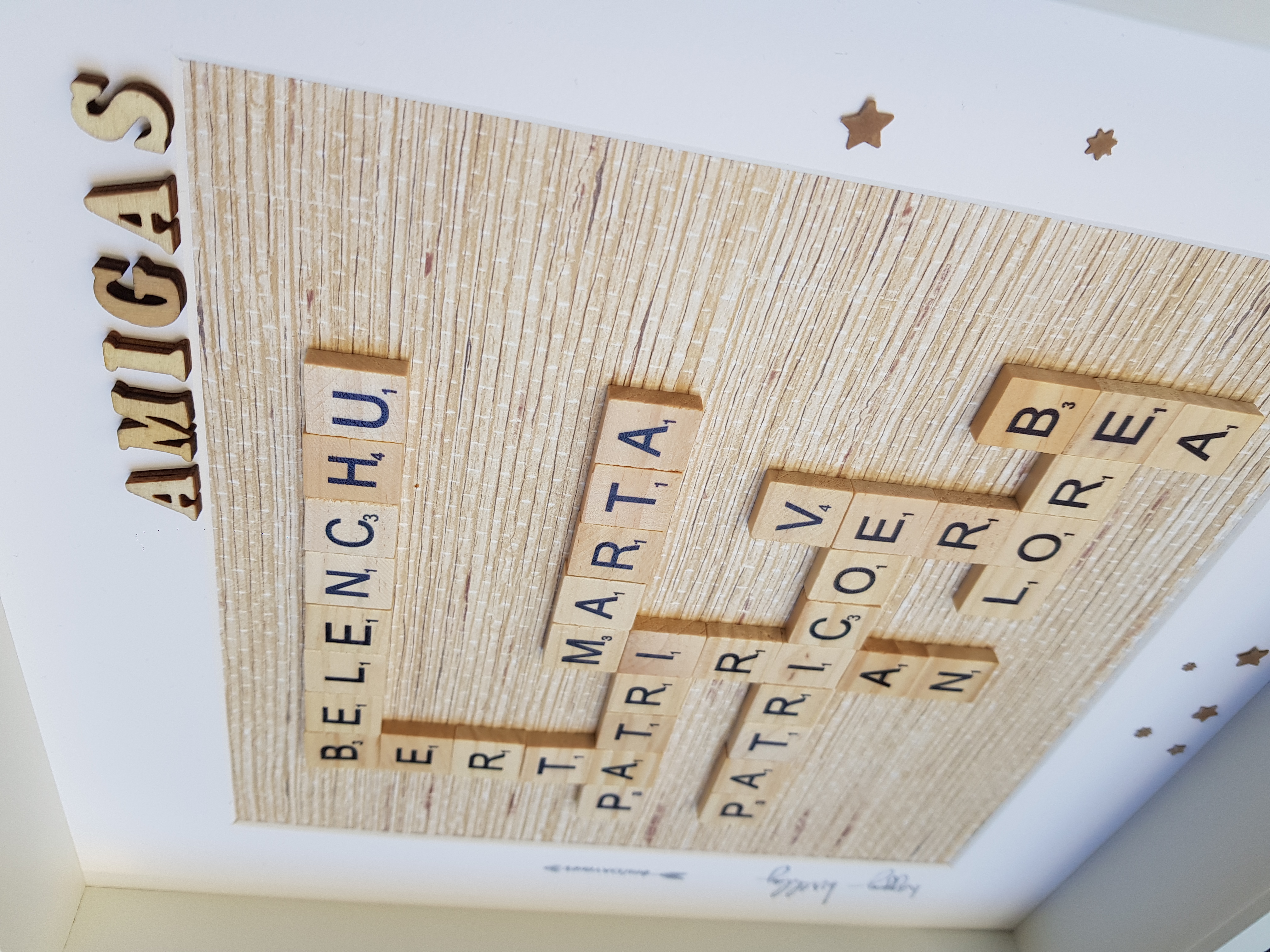 Cuadros scrabble