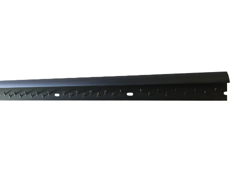 Matt Black Carpet to Vinyl Door Strip 90/120cm