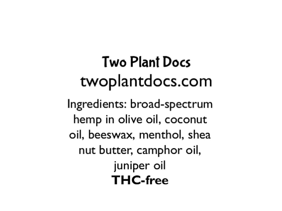 CBD Hemp Muscle & Joint Balm