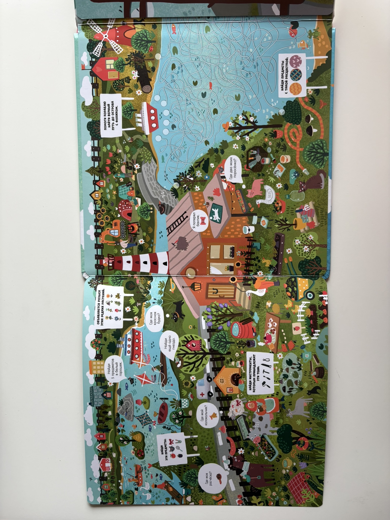 Гигантская книга найди и покажи