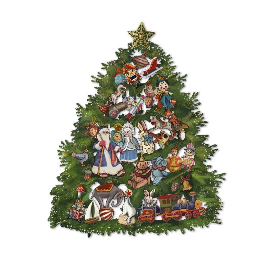 Нарядите ёлочку. 100 деталей