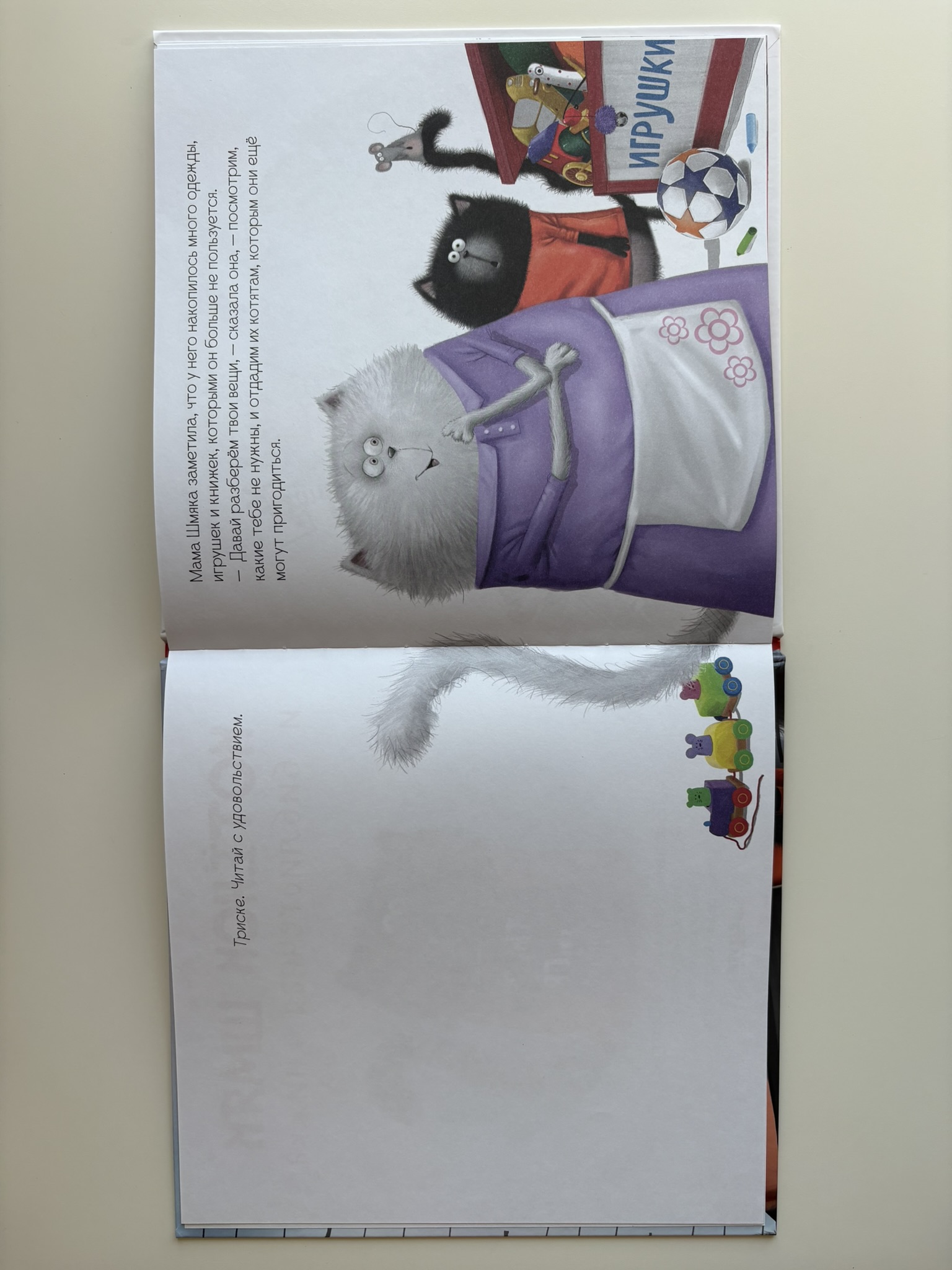 Котенок Шмяк и библиотечная книжка