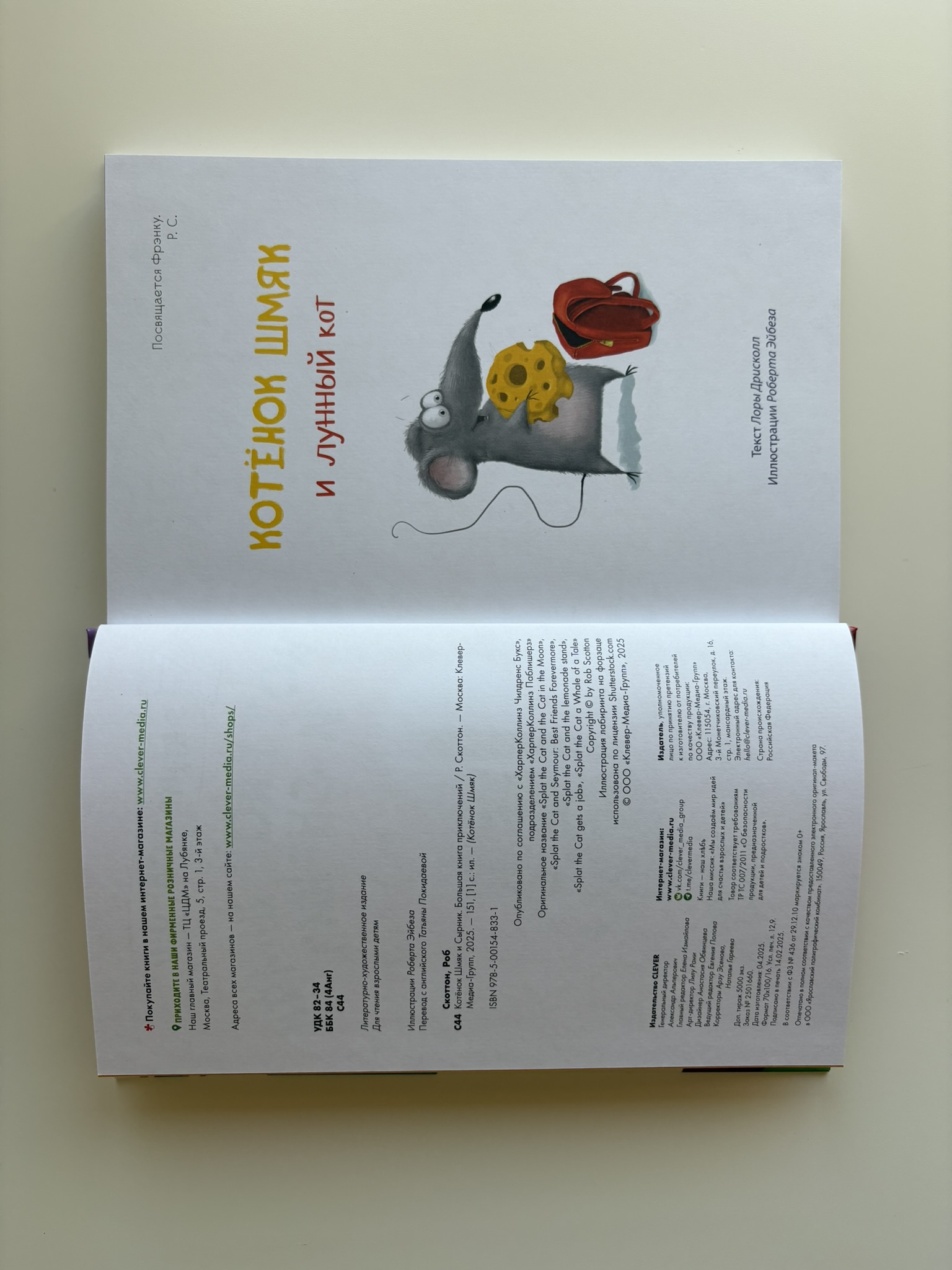 Котенок Шмяк и Сырник. Большая книга приключений