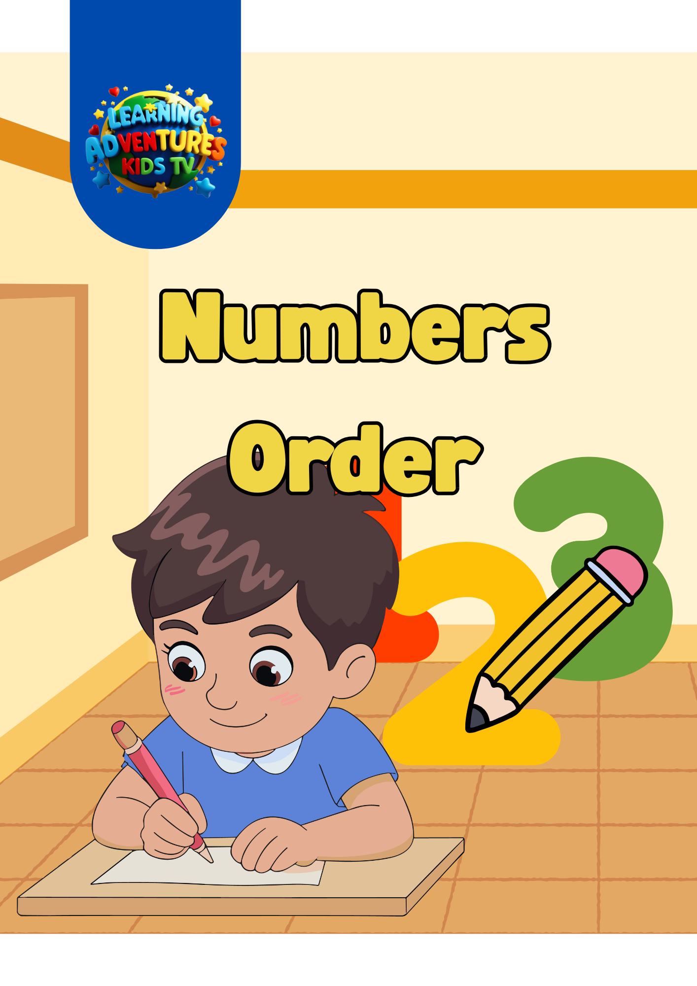 Numbers Order Activity Book