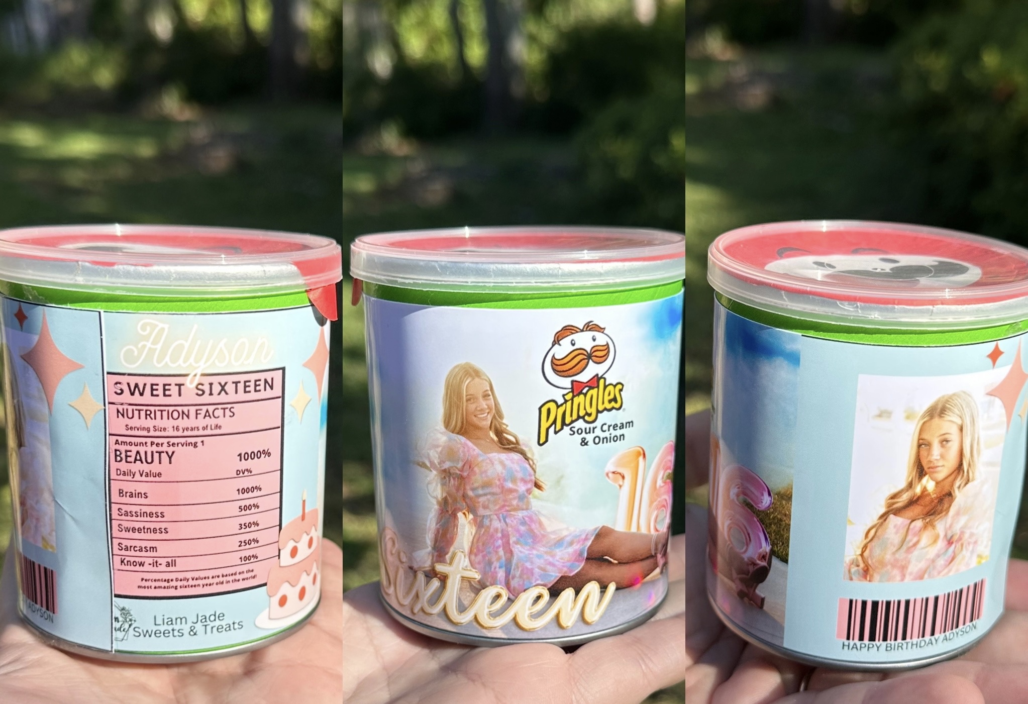 Custom Pringles Wrappers -per dozen