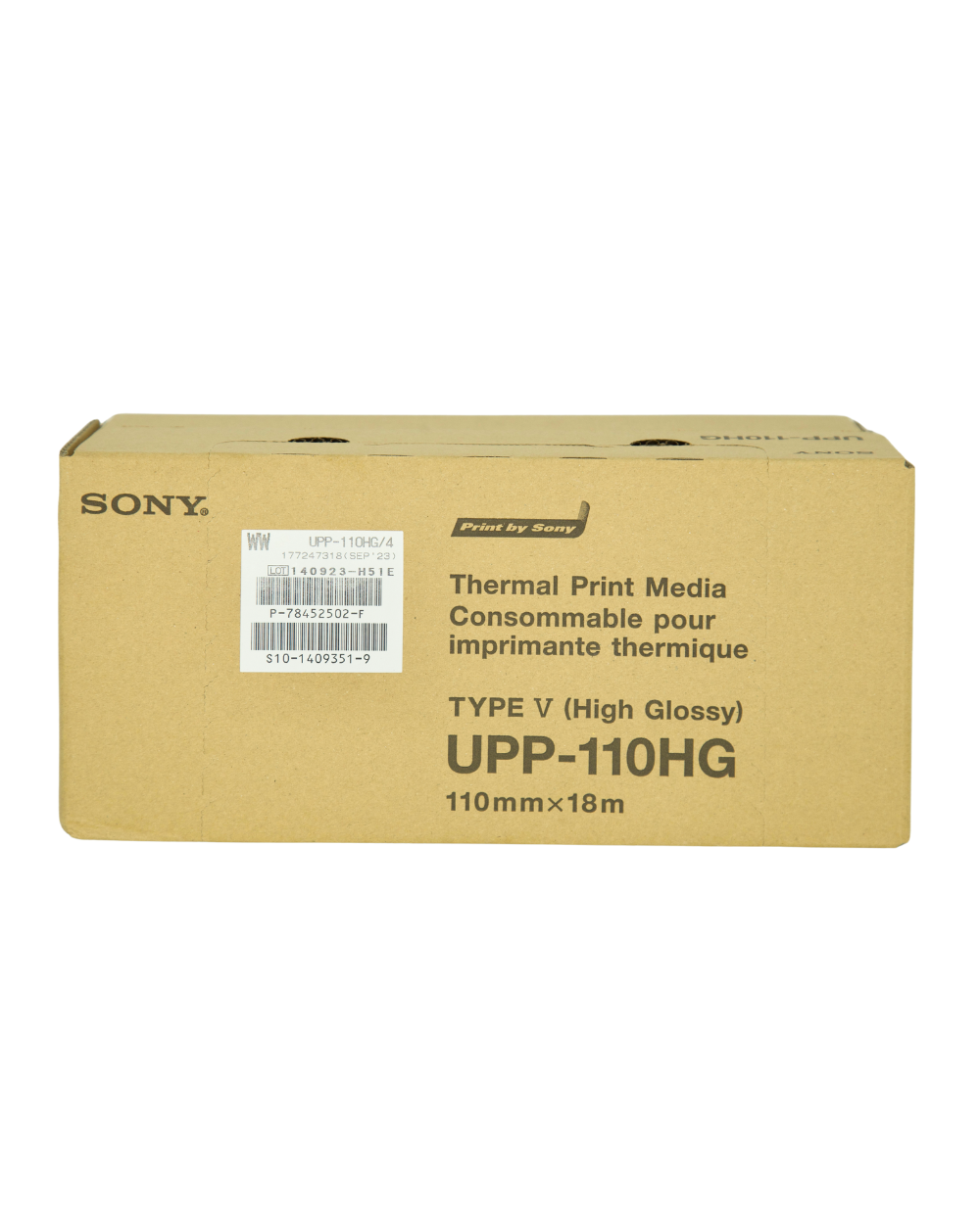Papel Termico Sony Upp-110HG Alta Densidad y Alto Brillo