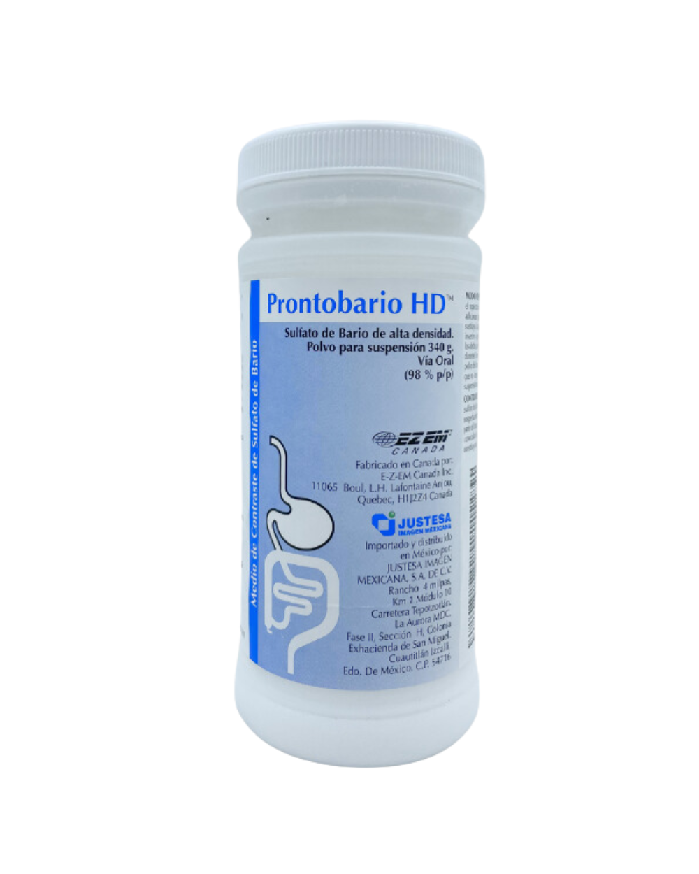 Sulfato de Bario. Prontobario en Vaso 340gr
