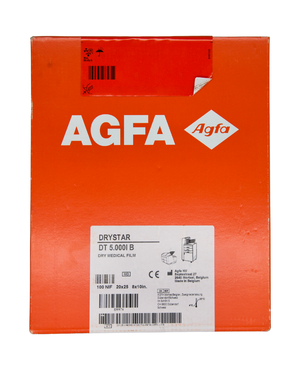 Película AGFA DT500 8×10