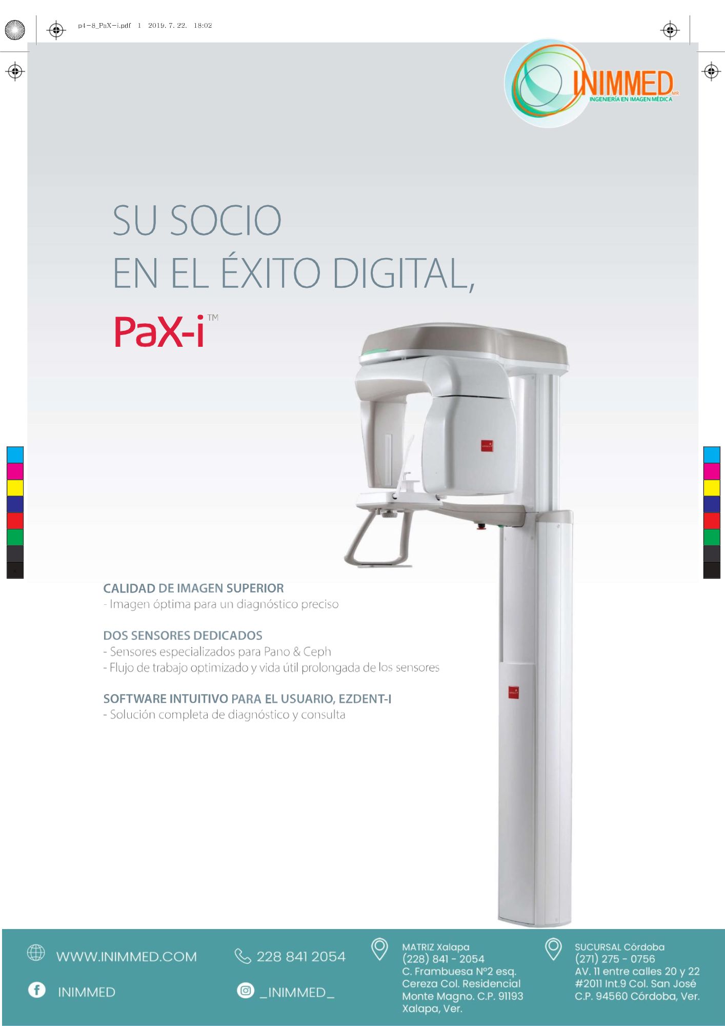 Ortopantomógrafo Vatech PAX-I SC
