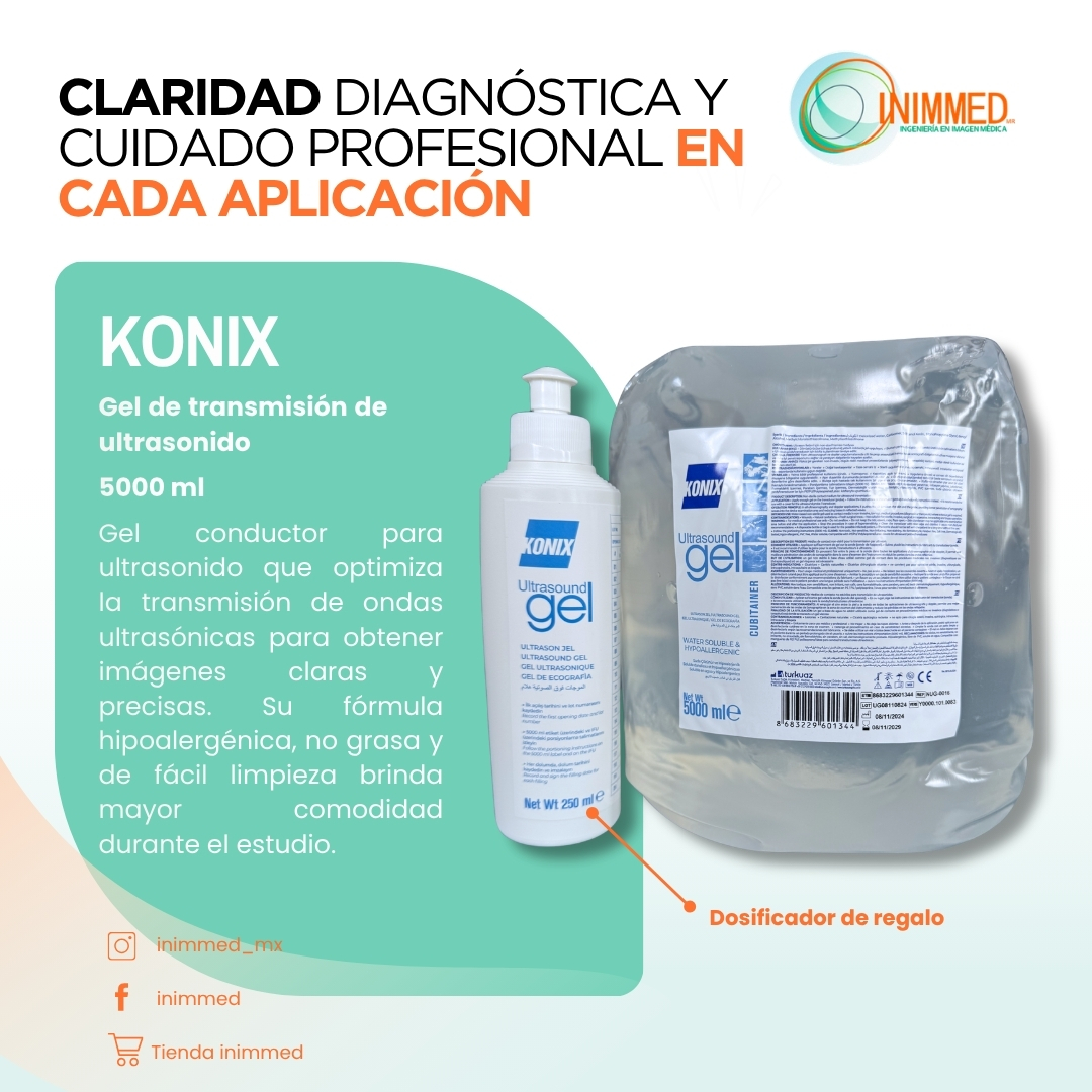 Gel para Ultrasonido KONIX 5000ML
