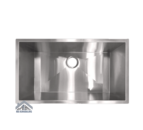 Stainless Steel Handmade Kitchen Sink Rectangle w/ No Accesories