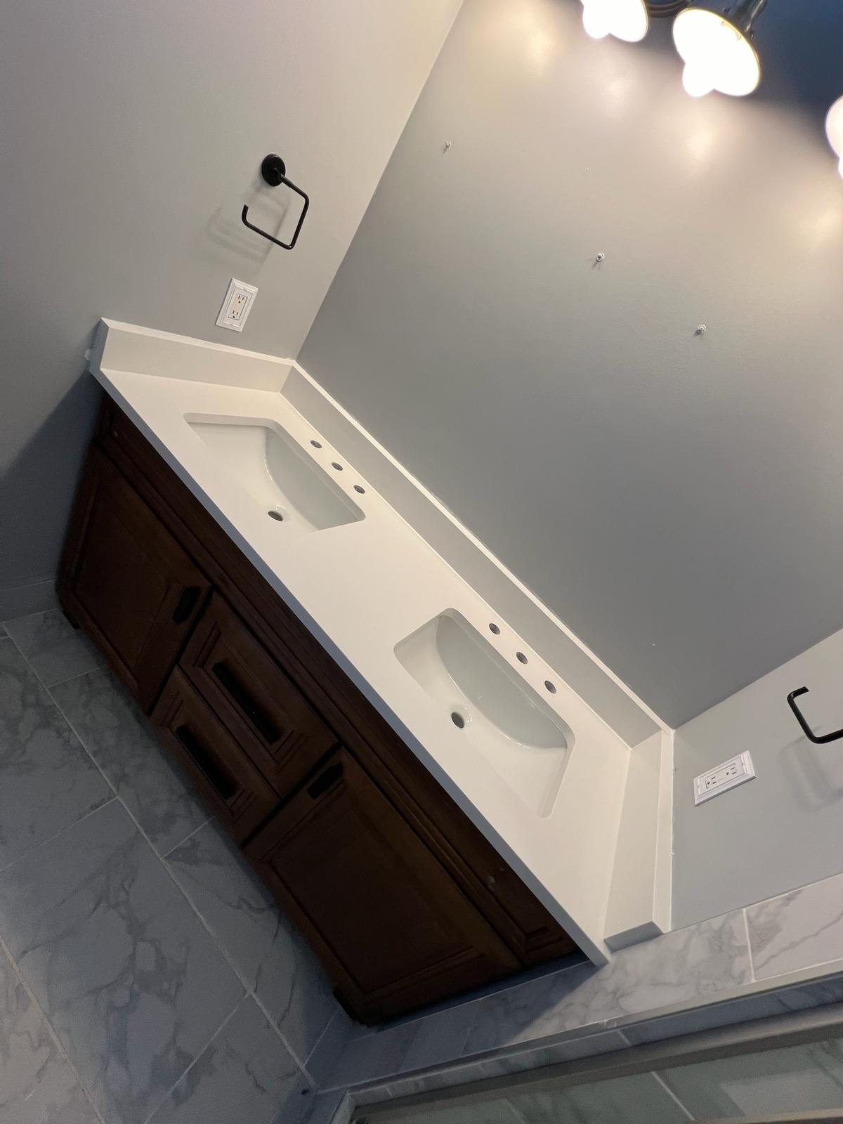 Ceramic Undermount Bathroom Sink Rectangular