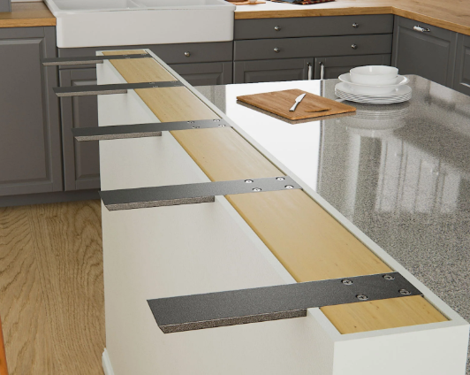 Support Hidden Countertop Flat Bracket