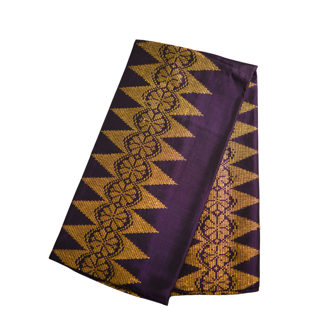 Full Design Inaul (Violet and Gold)