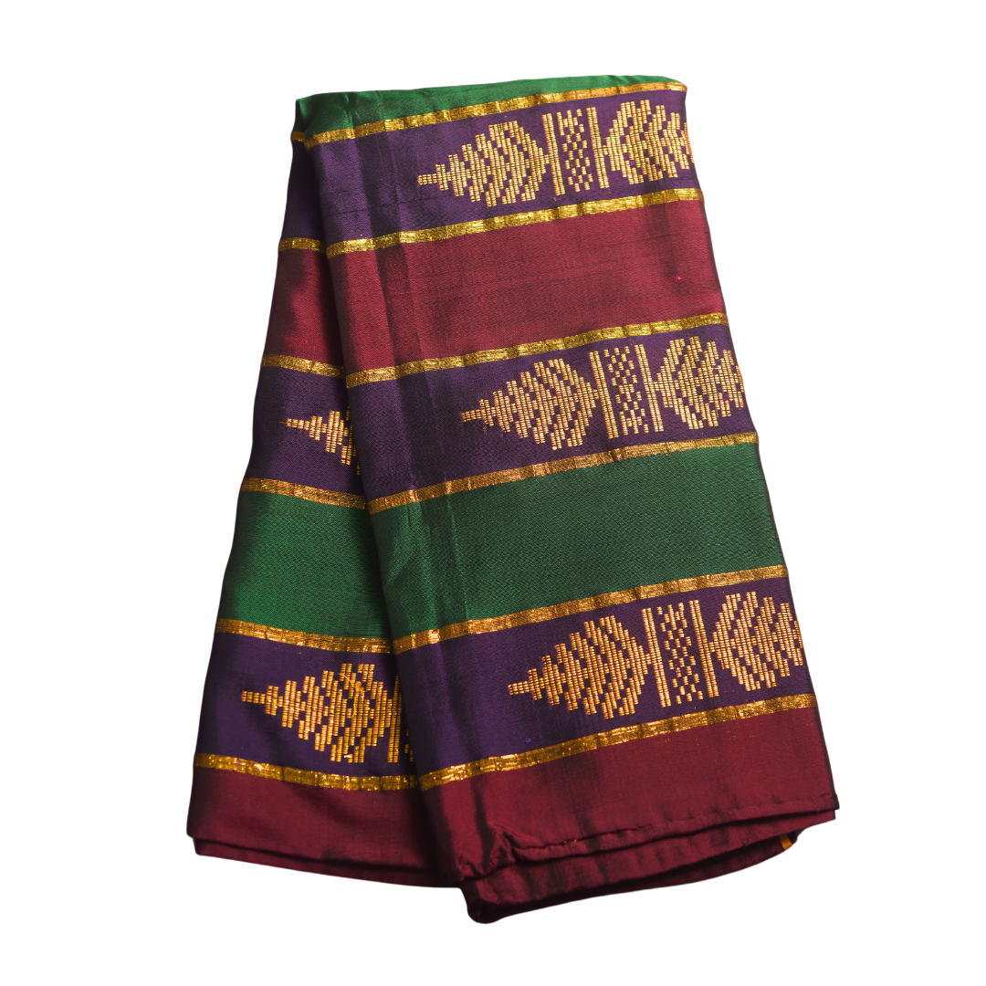 Pilupan Inaul (Green, Maroon, Violet, and Gold)