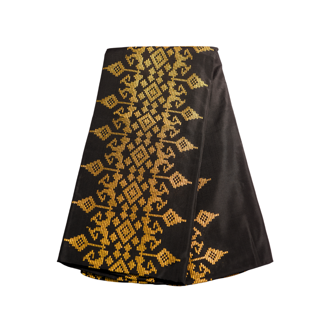 Full Design Inaul (Black and Gold) - Diamond