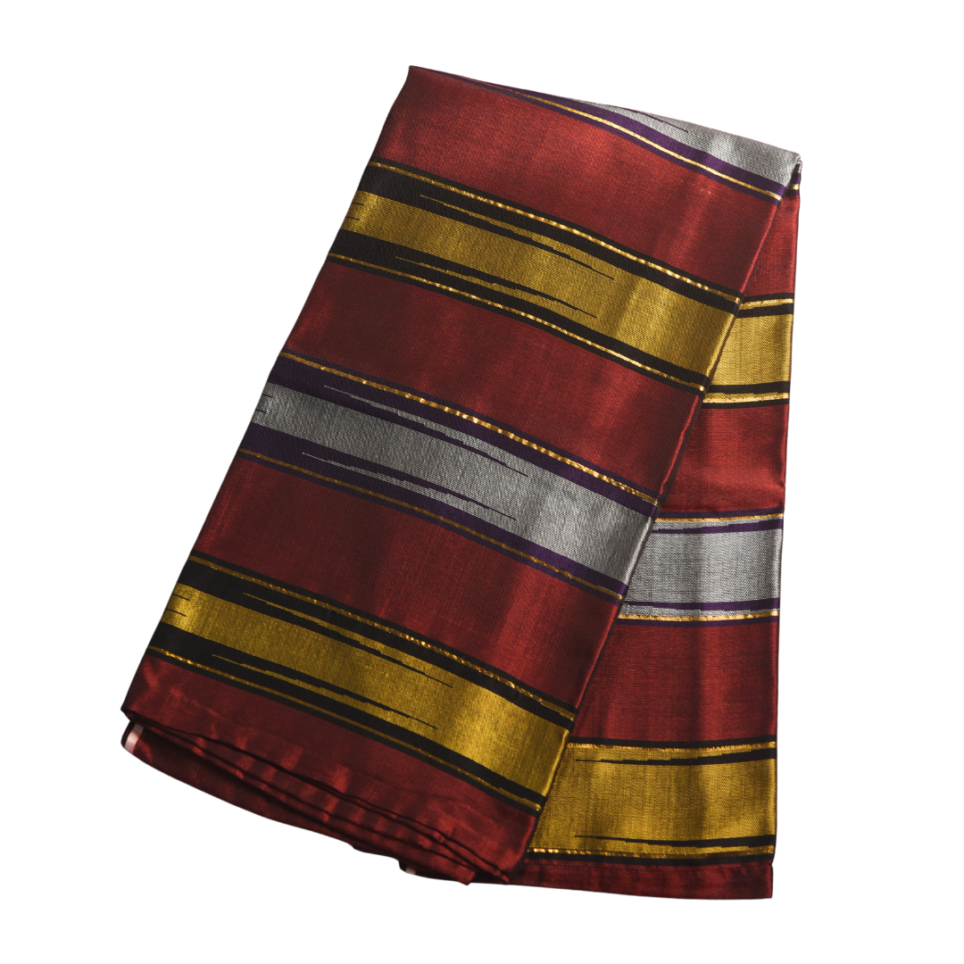 Sambit Inaul (Maroon, Gold, and Silver)
