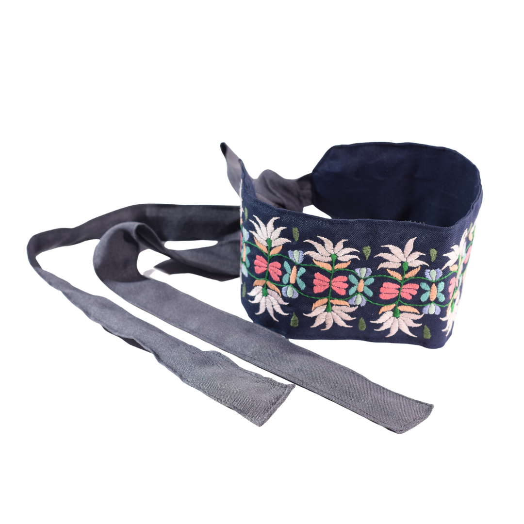 Embroidery Waist Beltified