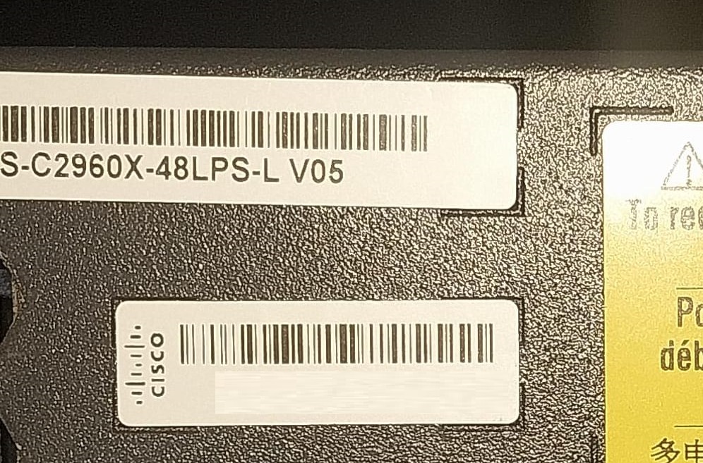 SWITCH CISCO DE 48 PUERTOS POE