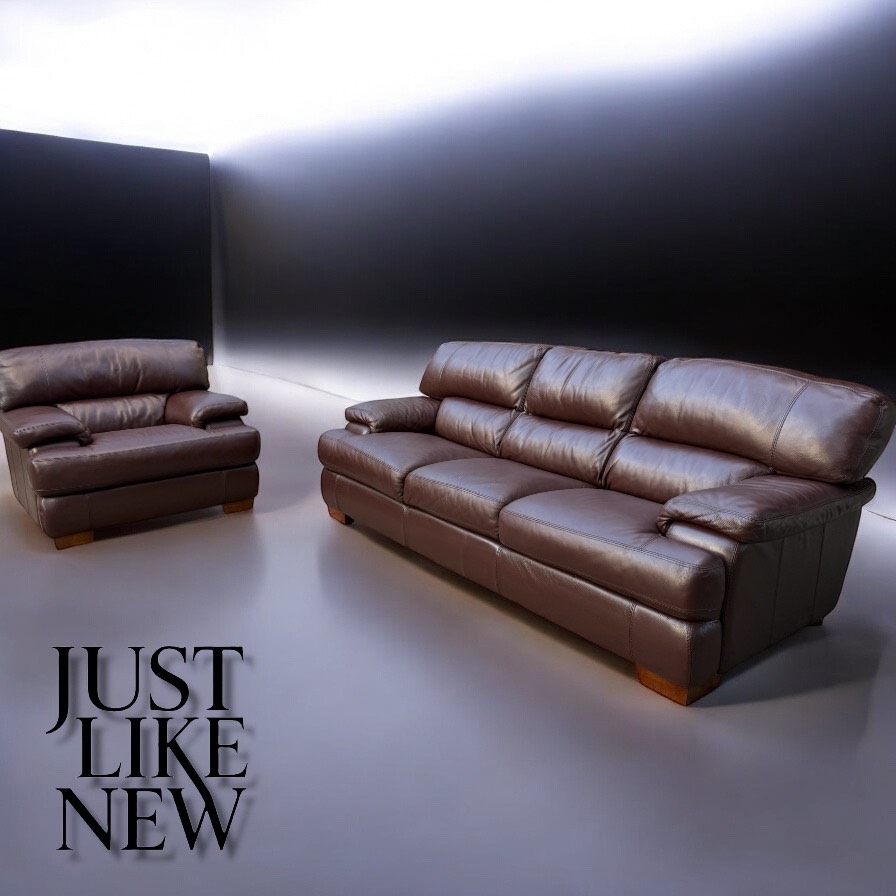 Italy Signature Edition Leather Sofa Set