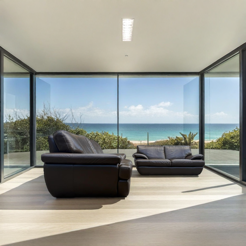 Italian Leather Sofa Set – Just Like New Signature Edition