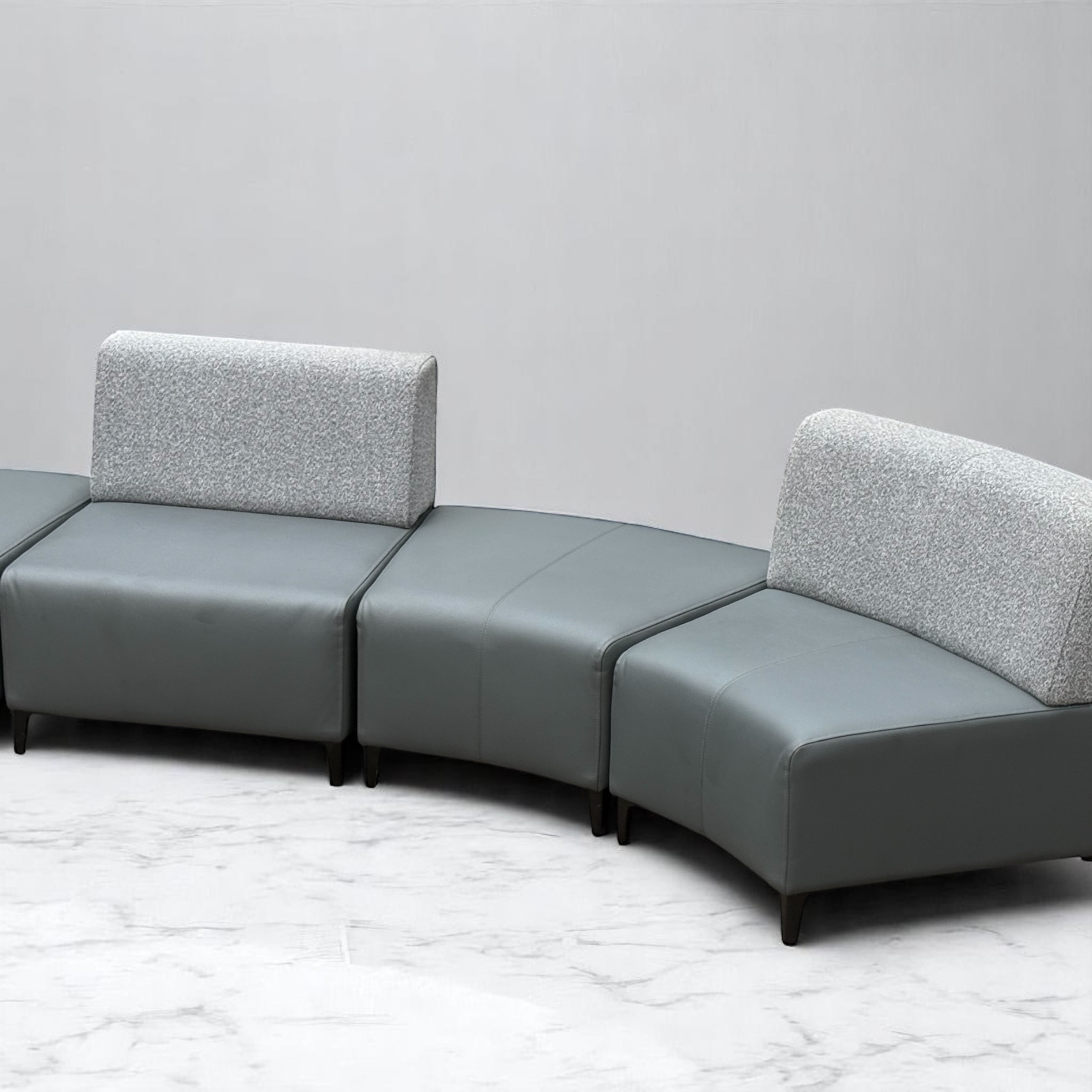 Just Like New – Leather Modular Sofa Set 