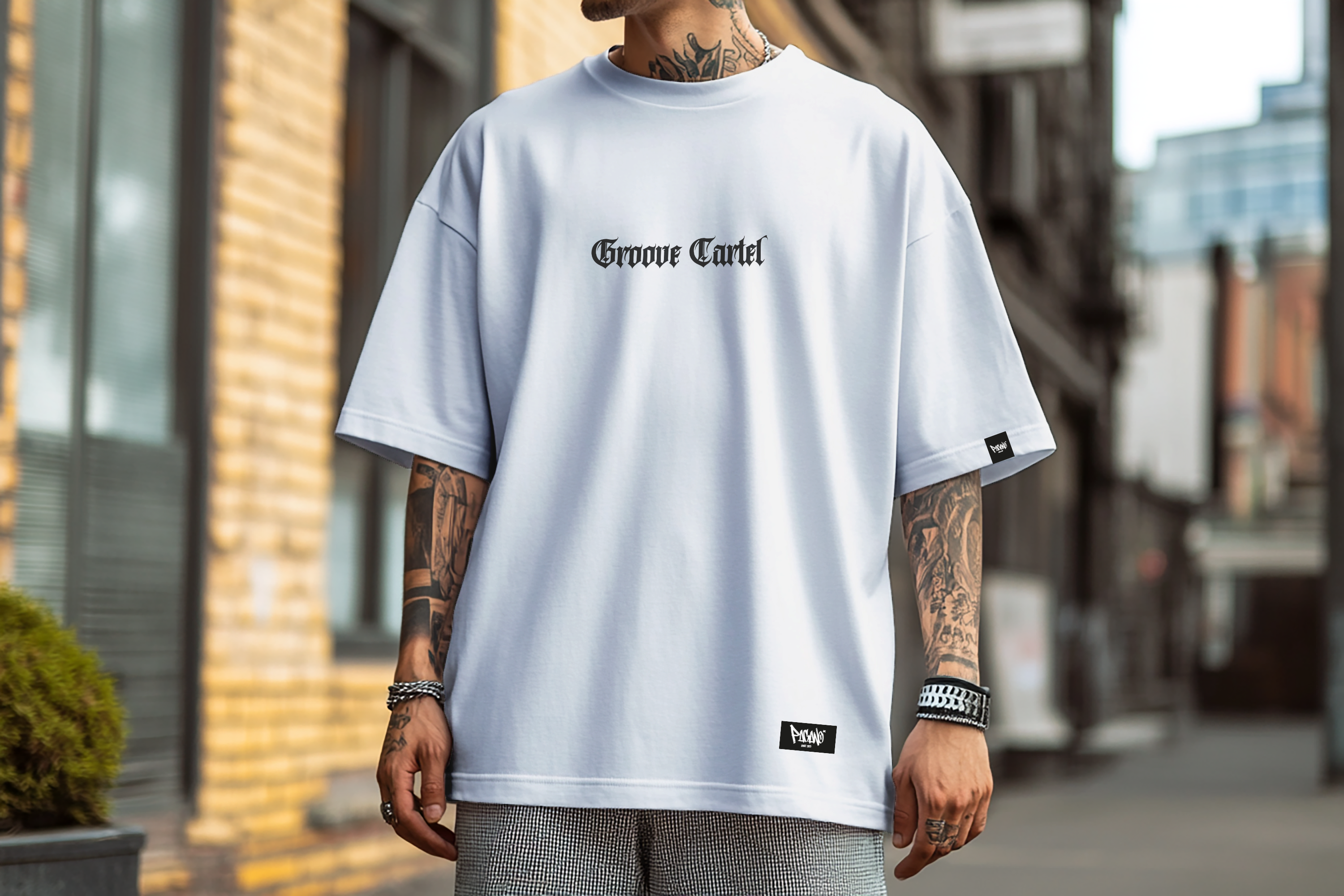 Polera Groove Cartel Blanca