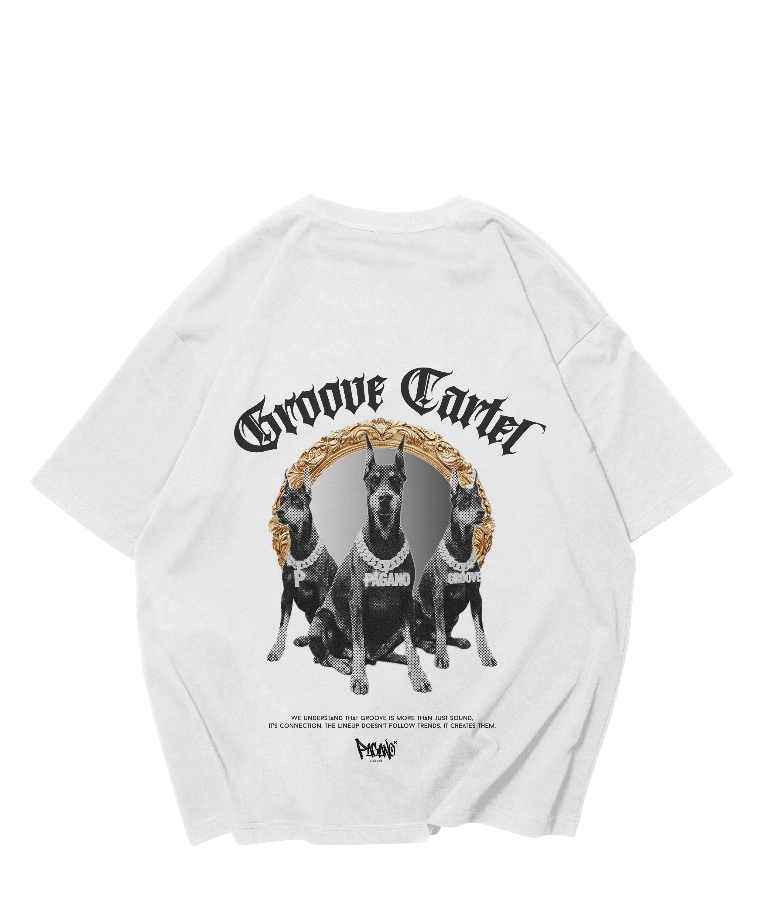 Polera Groove Cartel Blanca