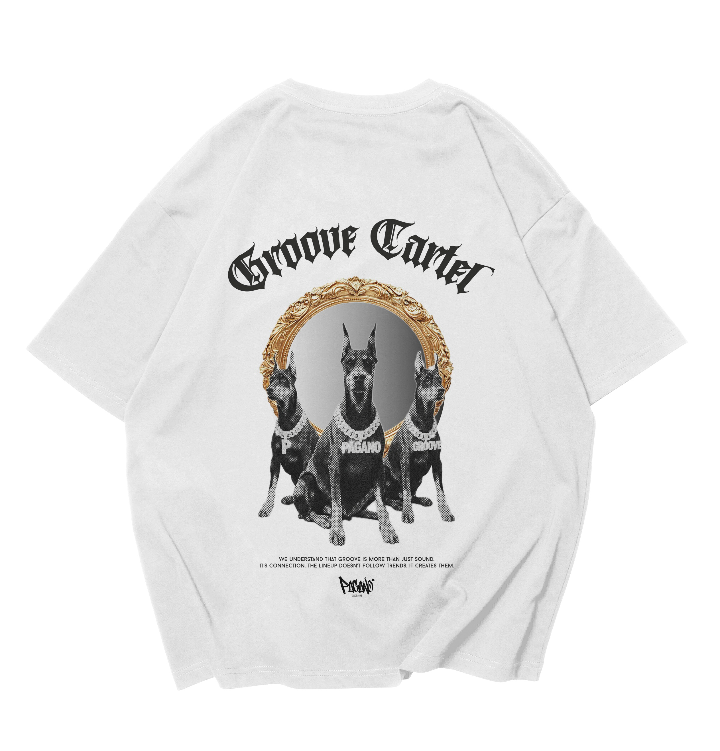 Polera Groove Cartel Blanca