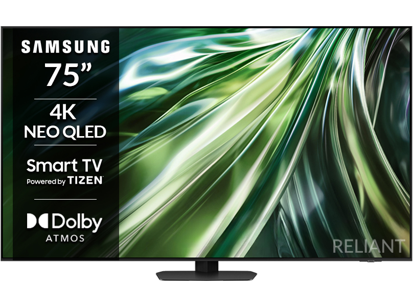 Samsung 75 Inch Neo QLED 4K Smart Television QA75QN90DAUXZN Neo Mini LED