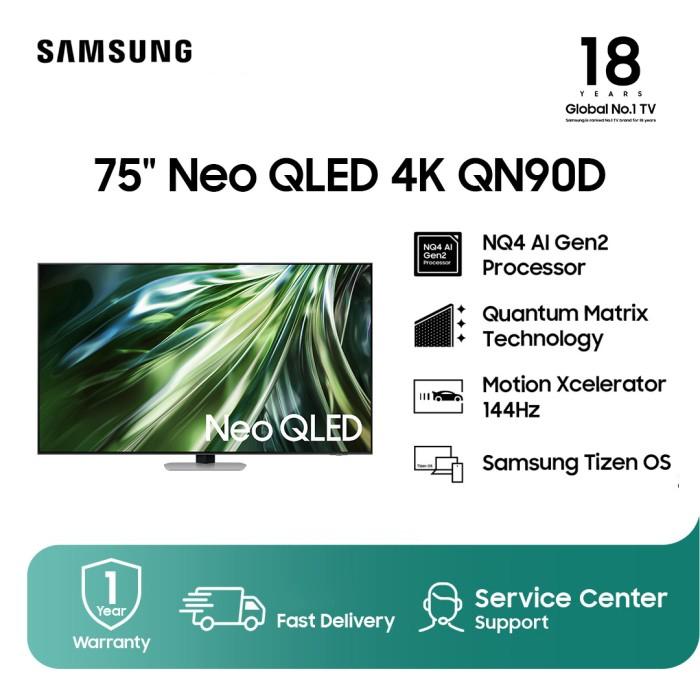 Samsung 75 Inch Neo QLED 4K Smart Television QA75QN90DAUXZN Neo Mini LED