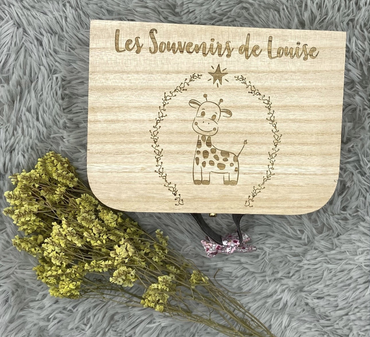 Valisette de naissance personnalisée