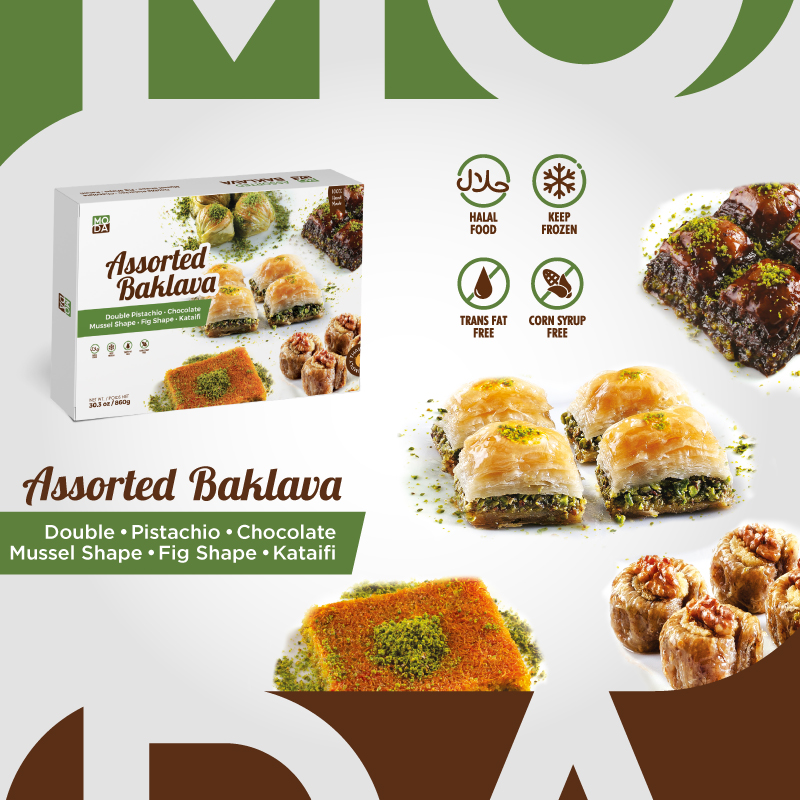 Baklava, Assorted, Family Pack,