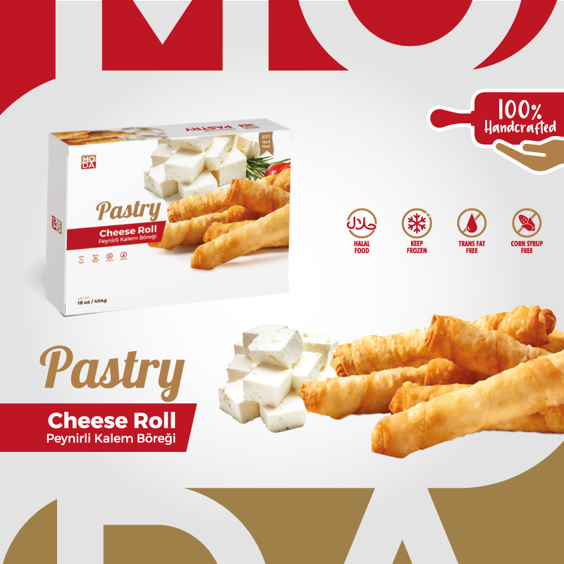 Cheese Pastry Rolls (Kalem Boregi), Handmade, Gift Pack, 