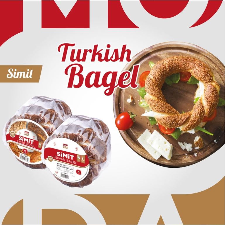 Street Simit, Par-Baked, 4pcs 