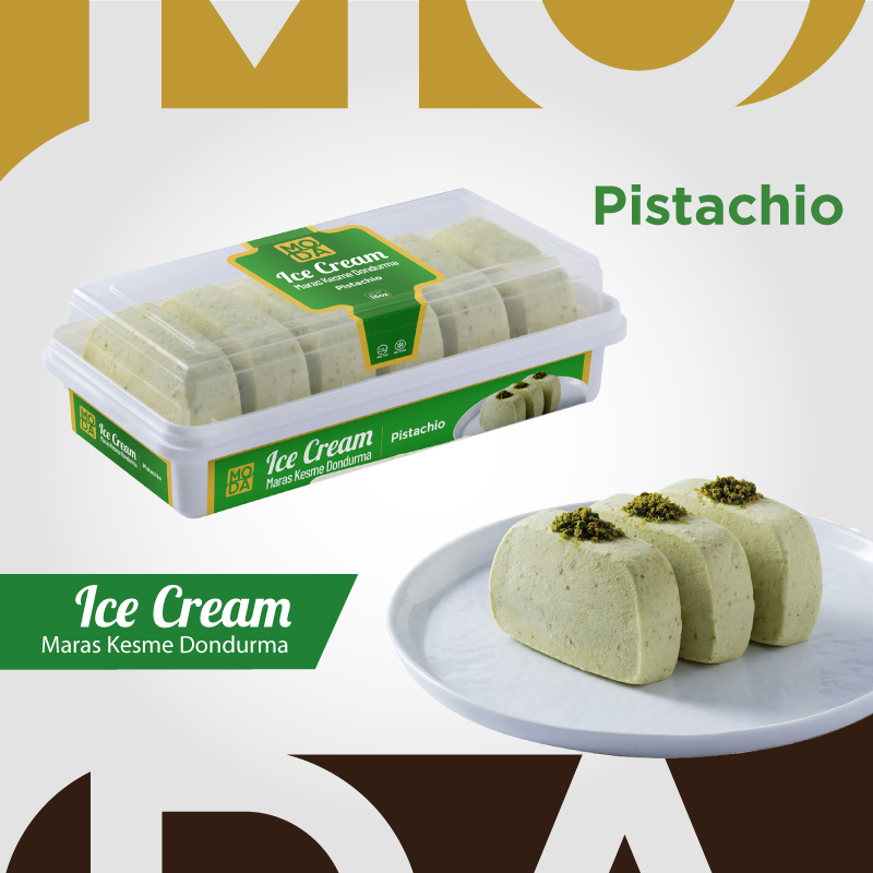 Ice Cream, Maras Kesme, Pistachio, 