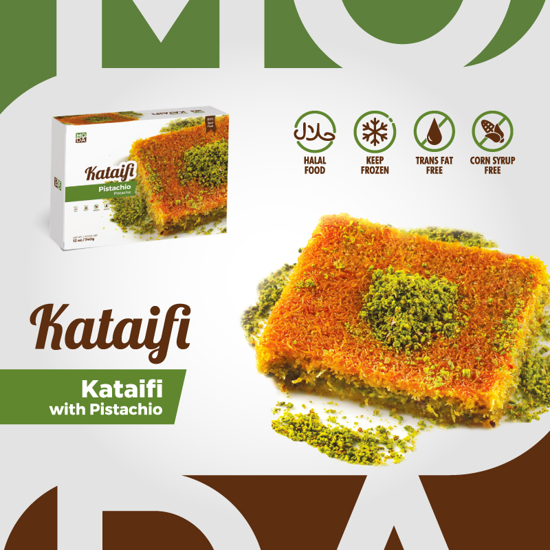 Kataifi with Pistachio, Gift Pack, 2pcs, 