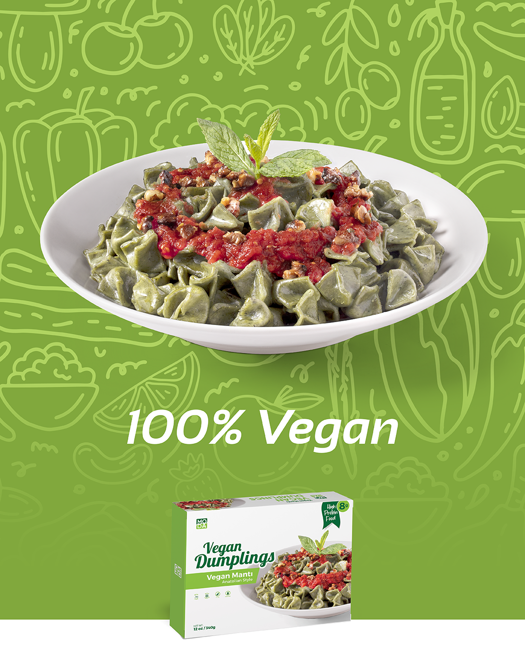 Vegan Spinach Dumplings, 