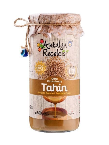 Antalya Recelcisi, Double Roasted Tahini, Cifte Kavrulmus Tahin, 500g