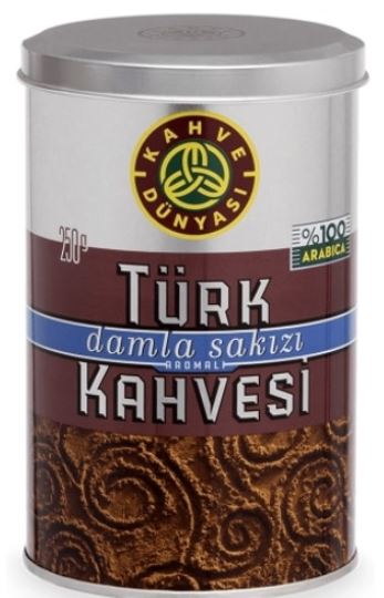 Kahve Dunyasi, Turk Kahvesi, Damla Sakizli, Turkish Coffee, Mastic Flavor
