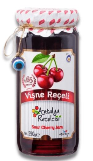 Antalya Recelcisi, Sour Cherry Jam %65 Fruit, Visne Receli