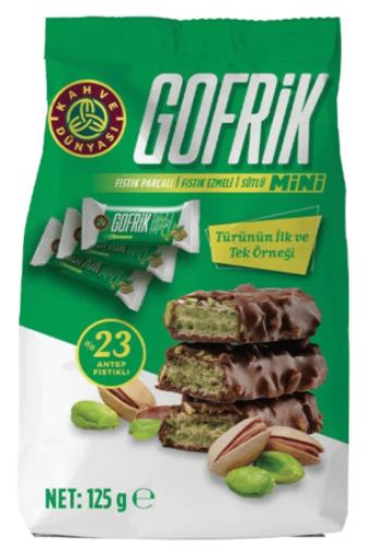 Mini Fıstıklı Gofrik 10’lu, Mini Pistachio Wafer